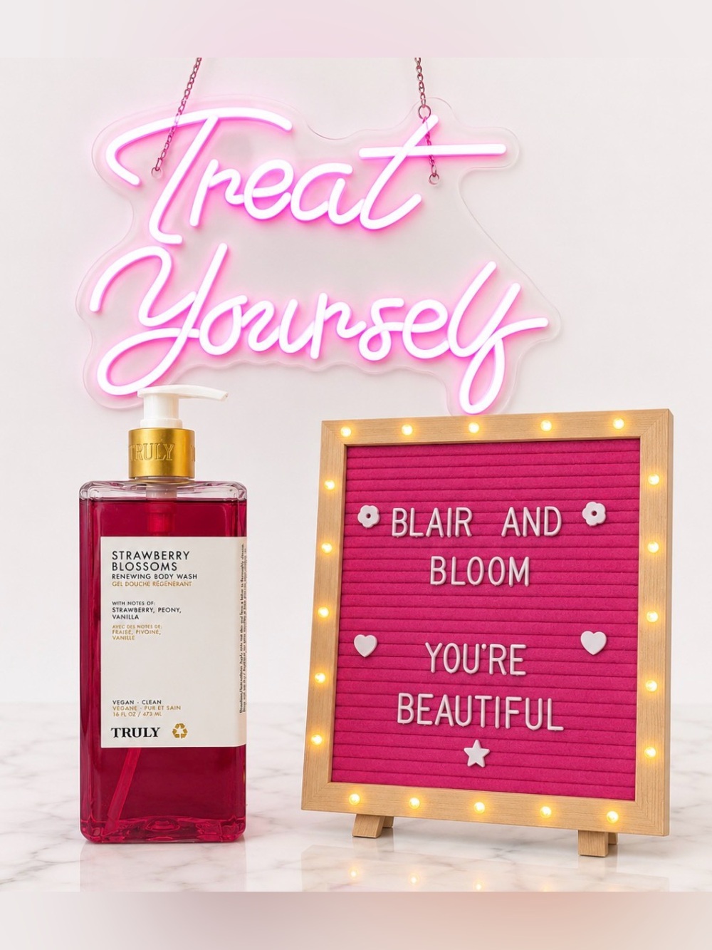Truly Beauty Strawberry Blossoms Renewing Body Wash